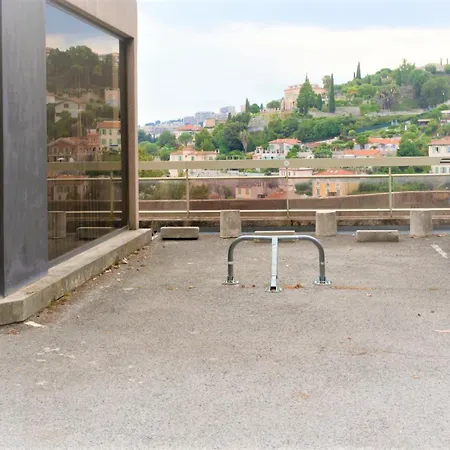 아파트 Premium Au Calme Avec Terrasse Vue Et Parking 니스